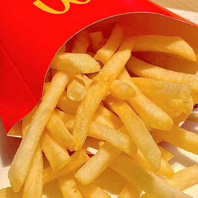美食背景图║汉堡薯条