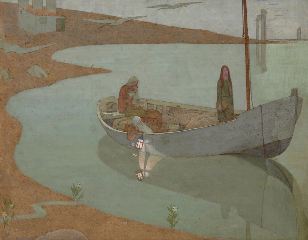 弗雷德里克·凯利·罗宾逊(Frederick Cayley Robinson，1862年8月18日-1927年1月4日)，是一名英国画家、室内设计师、插画家。他出生于布伦特福德。1890年至1892年，他先后就读于圣约翰伍德学院、皇家学院和巴黎朱利安学院。