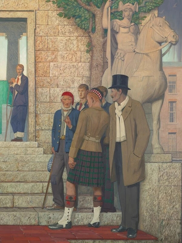 弗雷德里克·凯利·罗宾逊(Frederick Cayley Robinson，1862年8月18日-1927年1月4日)，是一名英国画家、室内设计师、插画家。他出生于布伦特福德。1890年至1892年，他先后就读于圣约翰伍德学院、皇家学院和巴黎朱利安学院。