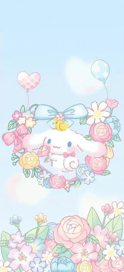 三丽鸥sanrio 蓝色碎花玉桂狗套图 一颗酸苹果的壁纸库