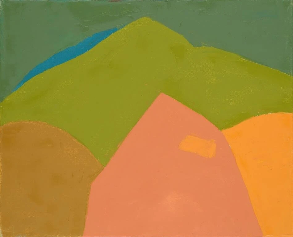 伊黛·阿德南（Etel Adnan）是一名黎巴嫩裔诗人、散文家和视觉艺术家，居住和工作在巴黎和加州索萨利托。除文学外，她创作油画、影像和挂毯，以充满活力的色彩，抽象的山脉、海洋和天空的演绎而闻名。
