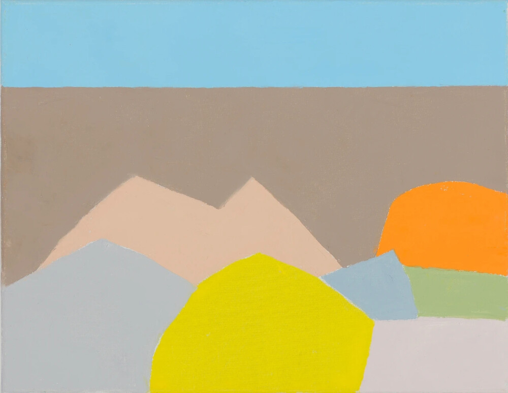 伊黛·阿德南（Etel Adnan）是一名黎巴嫩裔诗人、散文家和视觉艺术家，居住和工作在巴黎和加州索萨利托。除文学外，她创作油画、影像和挂毯，以充满活力的色彩，抽象的山脉、海洋和天空的演绎而闻名。
