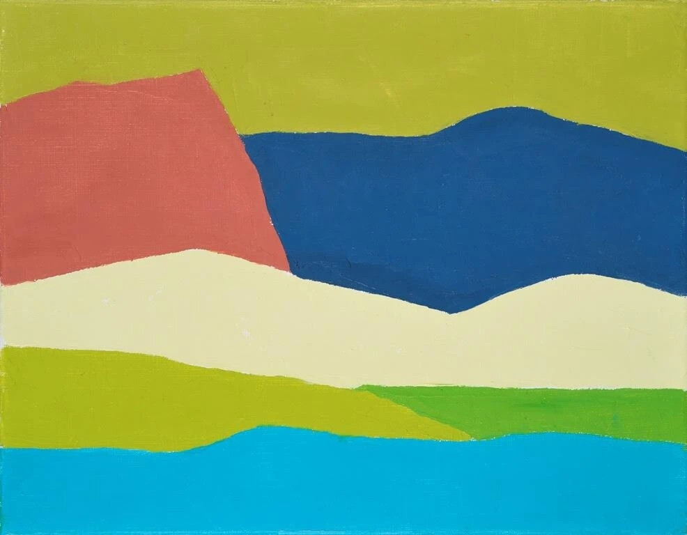 伊黛·阿德南（Etel Adnan）是一名黎巴嫩裔诗人、散文家和视觉艺术家，居住和工作在巴黎和加州索萨利托。除文学外，她创作油画、影像和挂毯，以充满活力的色彩，抽象的山脉、海洋和天空的演绎而闻名。
