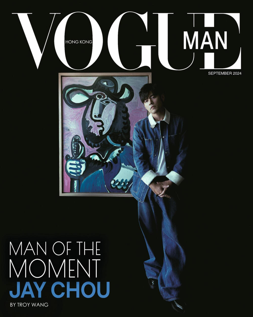 周杰伦《Vogue Man》HK九月刊封面