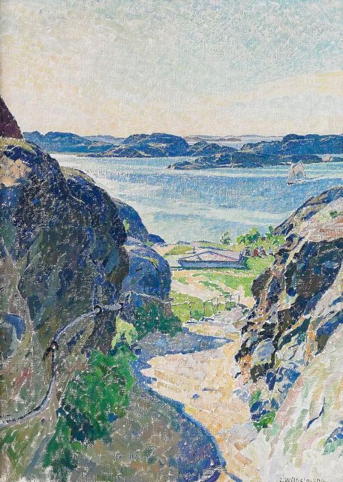 远方的海。作者：Carl Wilhelmson ​