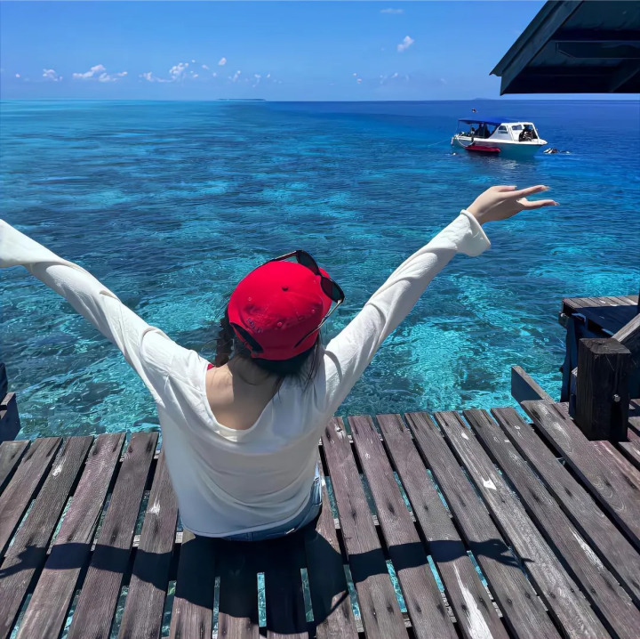 海边女头 蓝色系女头