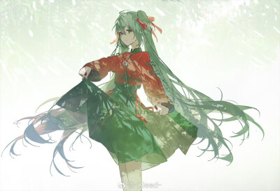 初音未来
画师：-Kieed-
#插画分享#