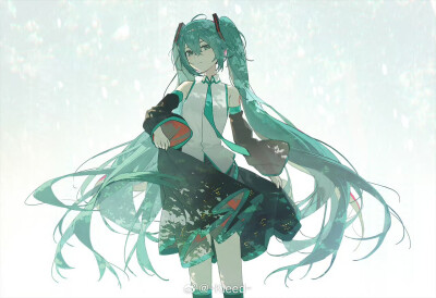 初音未来
画师：-Kieed-
#插画分享#