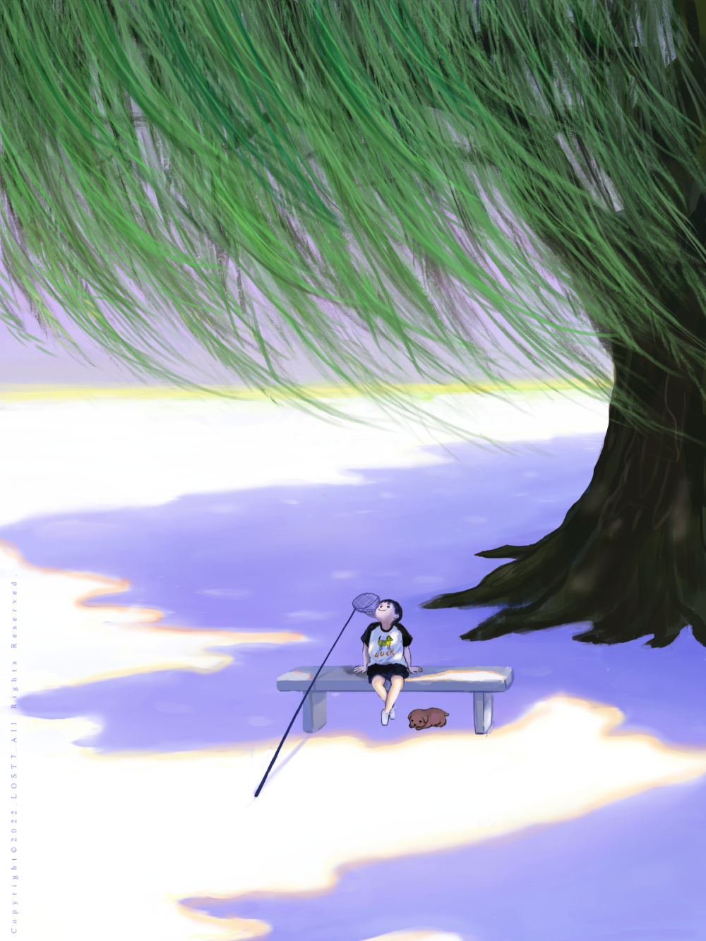 还记得那个无忧无虑的夏天吗？
晚安