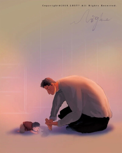 父爱如高山
父爱也是点点滴滴的陪伴