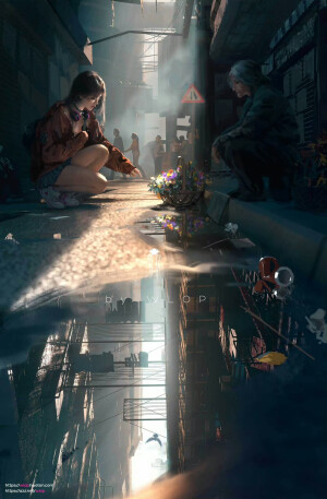 《云虫》《夭梦》by:wlop