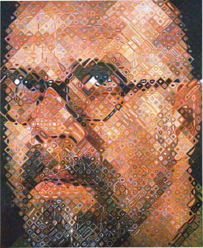 查克·克劳斯（Chuck Close，1940年7月5日-2021年8月19日），生于美国华盛顿州门罗市，曾就学于华盛顿大学、耶鲁大学、维也纳造型艺术学院，是一位美国人物肖像画家，美国超级写实主义画家，照相现实主义的代表画家。