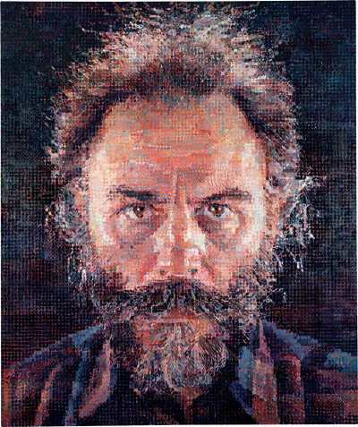 查克·克劳斯（Chuck Close，1940年7月5日-2021年8月19日），生于美国华盛顿州门罗市，曾就学于华盛顿大学、耶鲁大学、维也纳造型艺术学院，是一位美国人物肖像画家，美国超级写实主义画家，照相现实主义的代表画家。