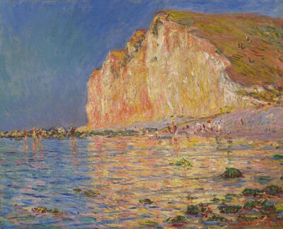 Claude Monet:  Les Petites-Dalles at Low Tide, 1884