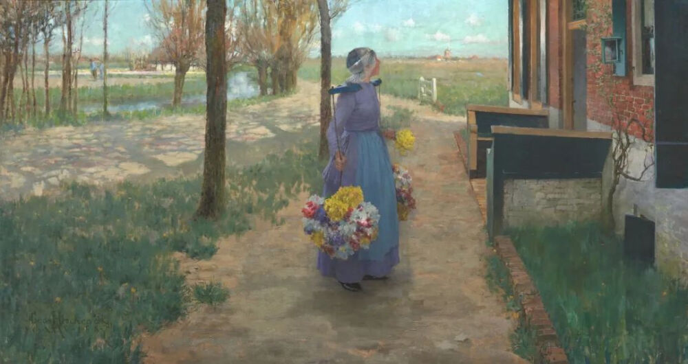 Flower Girl in Holland，1887