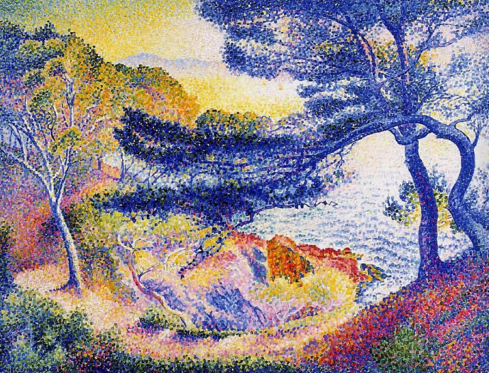  Henri-Edmond Cross：Cape Layet, Provence，1904