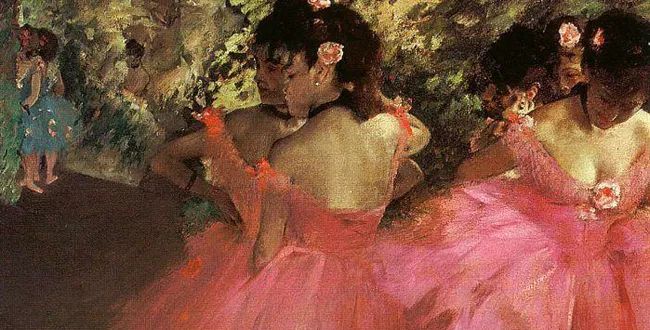 Dancers in Pink，1885 年