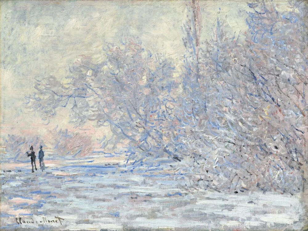 Claude Monet: Frost at Giverny, 1885