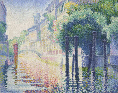 Henri-Edmond Cross:  Rio San Trovaso, Venice, 1903/04