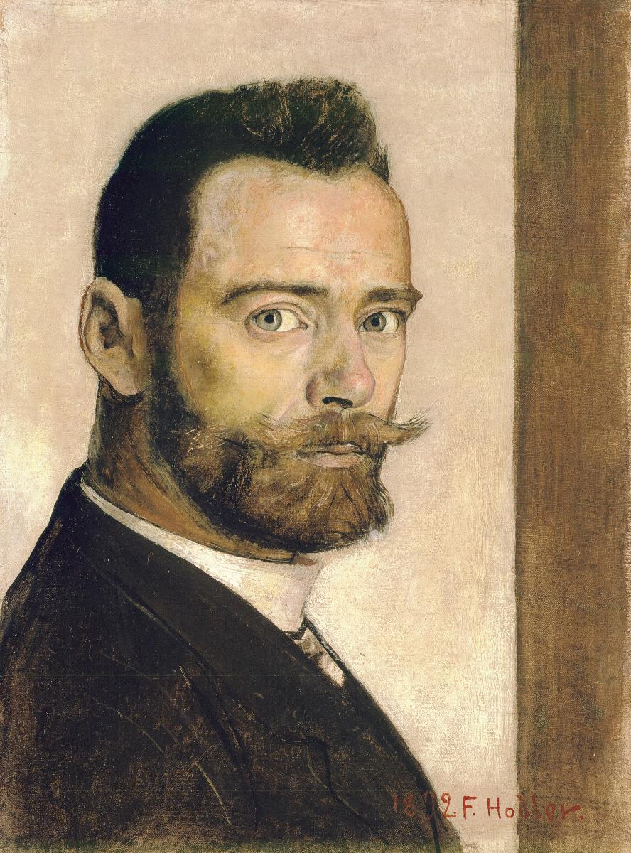 费迪南德·霍德勒
（Ferdinand Hodler）
1853年3月14日至1918年5月19日
十九世纪
最著名的瑞士画家之一
他的早期作品多为写实风格的肖像画、
风景画和风俗画。
后来，他采用了一种个人的象征主义形式，
他称之为“平行主义”。
