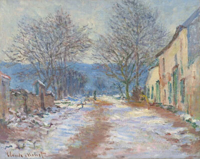 Claude Monet: Limetz in the Snow, 1886