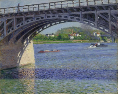 Gustave Caillebotte: The Bridge of Argenteuil and the Seine, around 1883