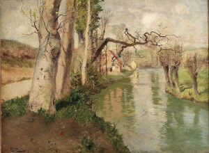  Frits Thaulow：弗拉迪耶普 med 精灵 Arques
1895