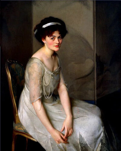 William Paxton：Sylvia
西尔维亚，1908，巴特勒美国艺术学院    
