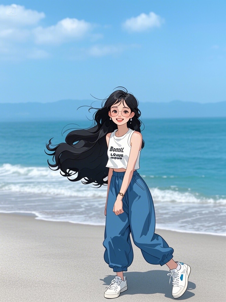 海边少女