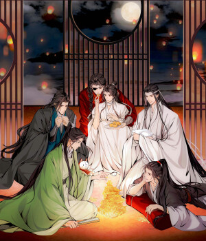 墨香三部曲
魔道祖师
天官赐福
人渣反派自救系统
中秋快乐