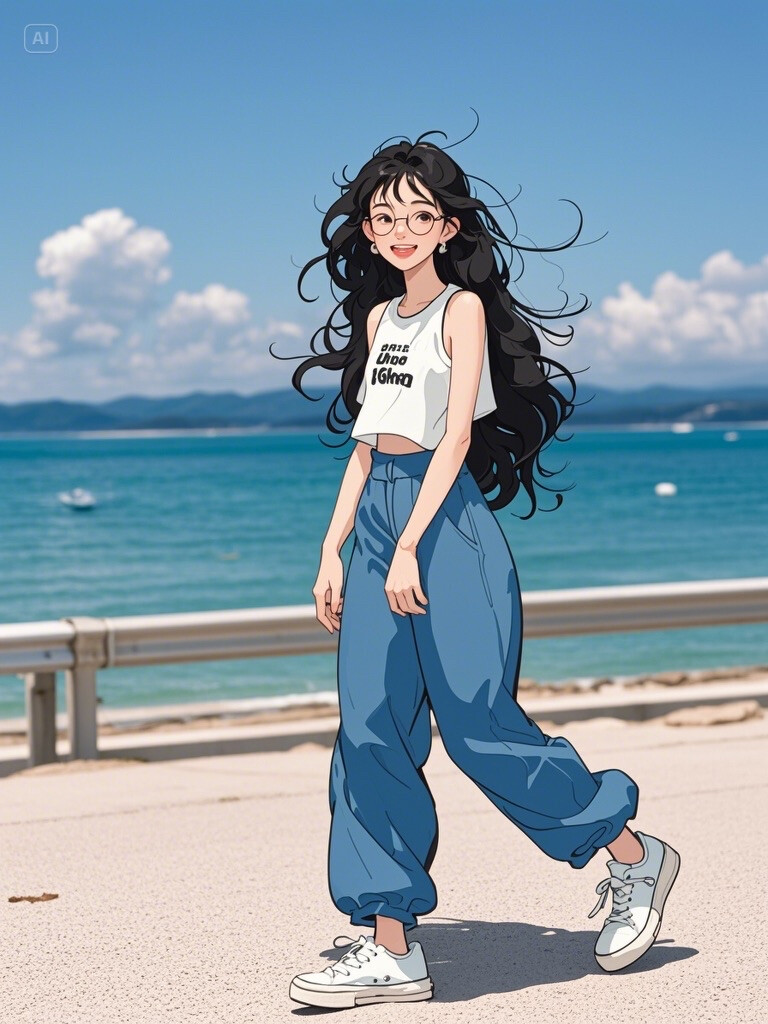 海边少女