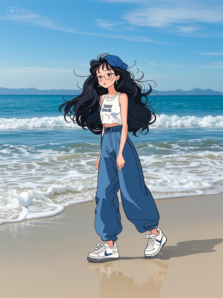 海边少女