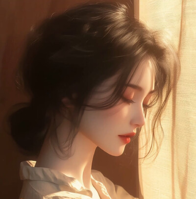 温柔知性优雅气质的女生头像