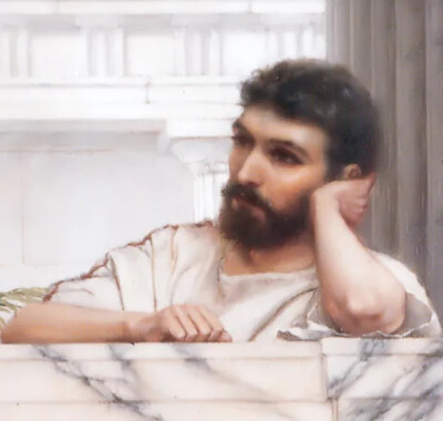 约翰·威廉·格维得自画像
Portrait of John William Godward
