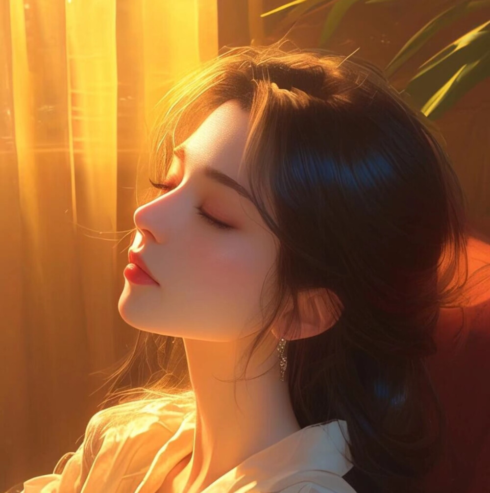 温柔知性优雅气质的女生头像