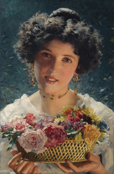 Władysław Czachórski：花束，1903年，私人收藏