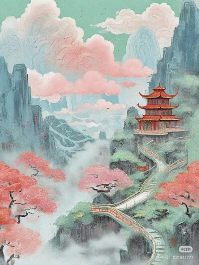 中式纸张背景