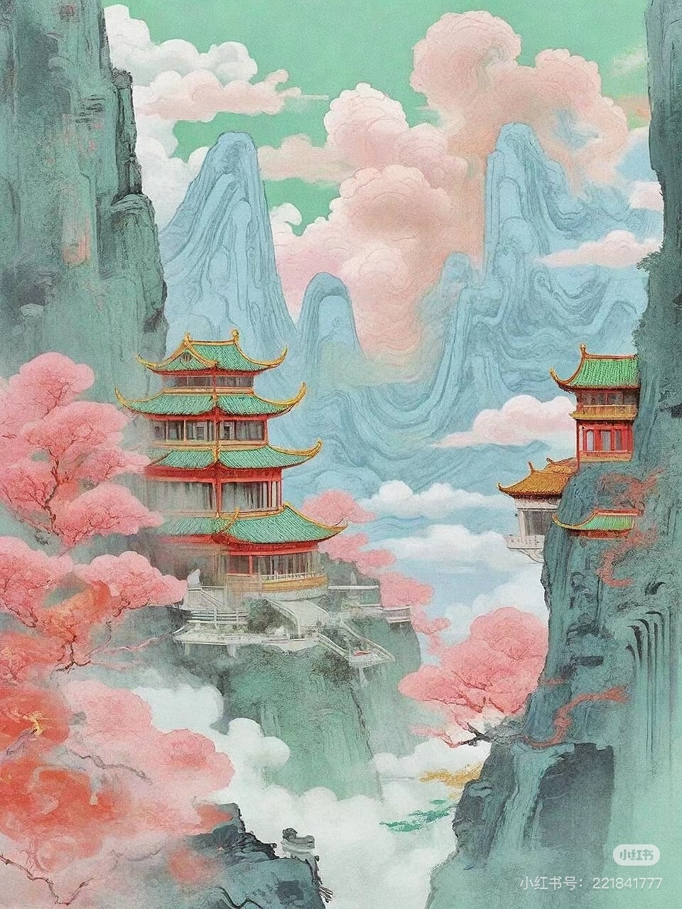 中式纸张背景