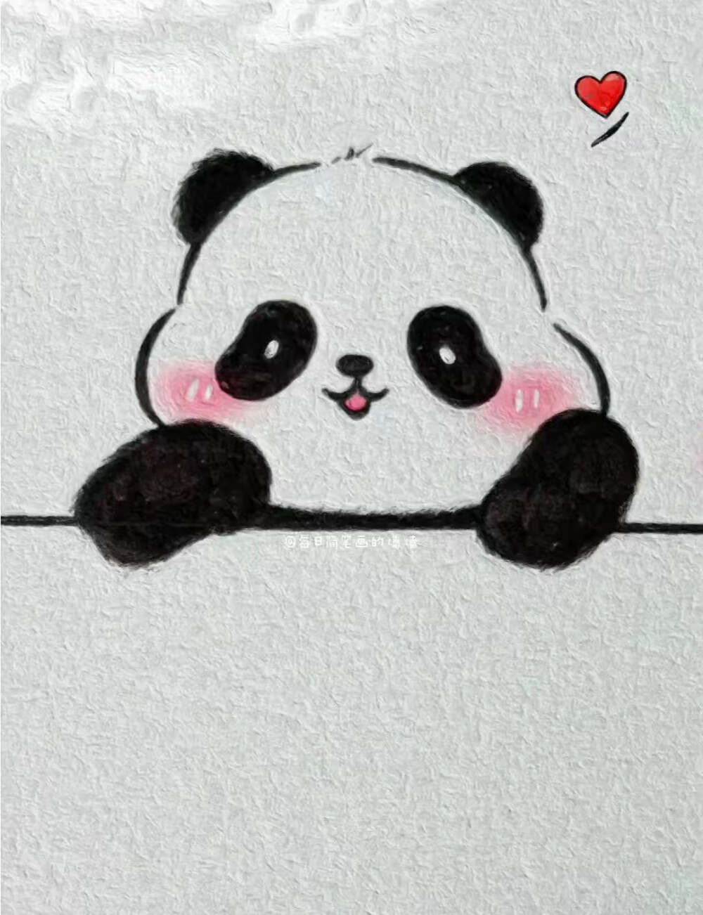 卡通大熊猫头像壁纸