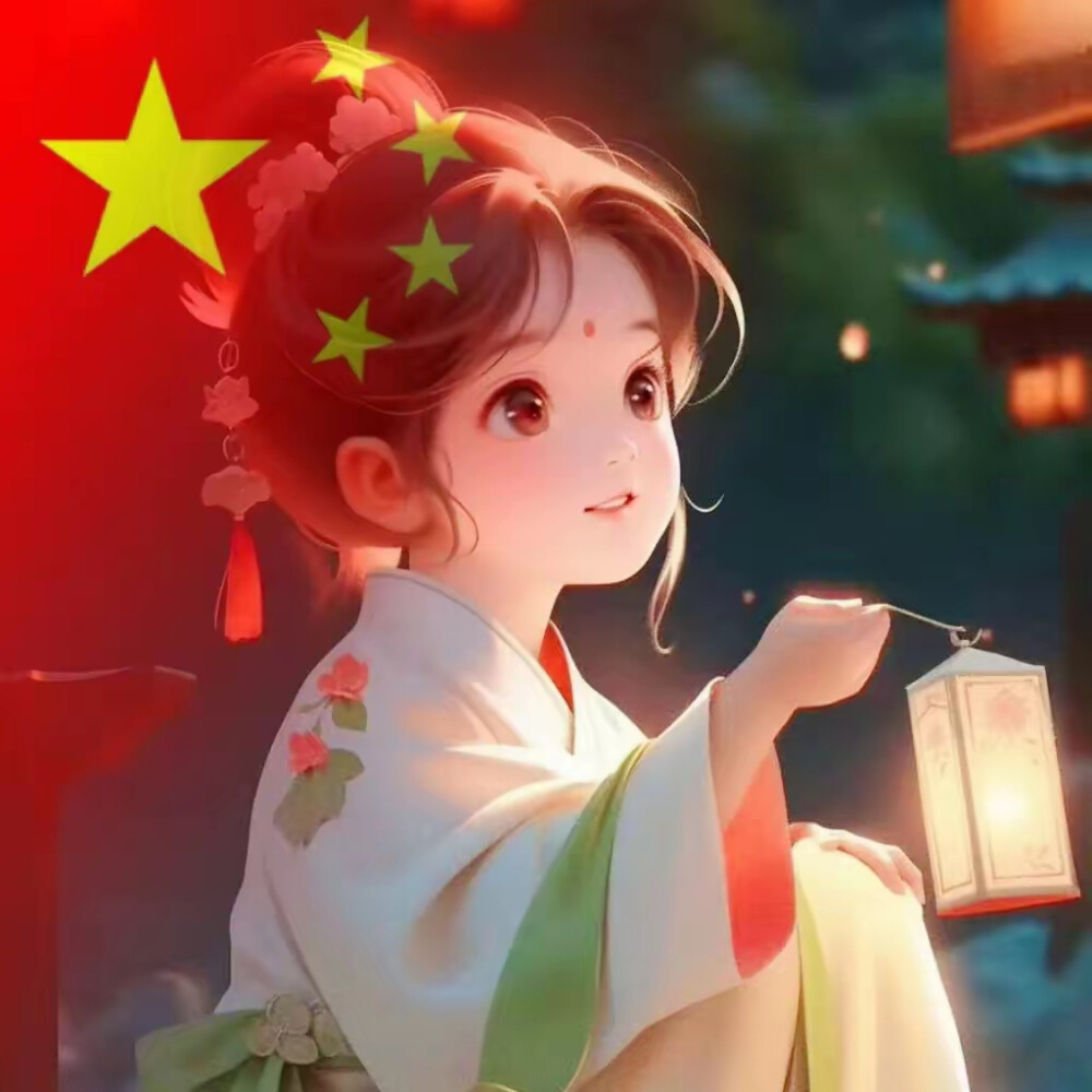 国庆古装女生头像