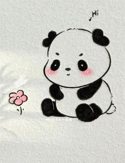 卡通大熊猫头像壁纸