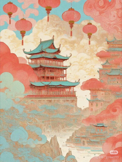 中式纸张背景