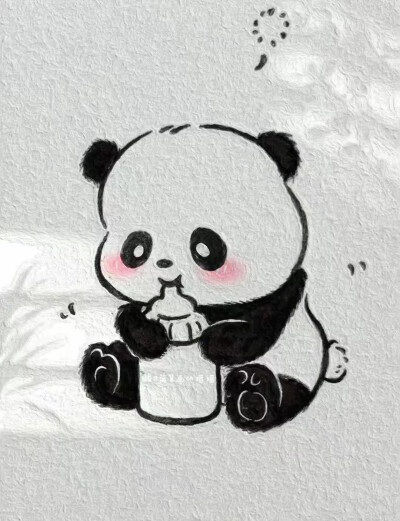 卡通大熊猫头像壁纸