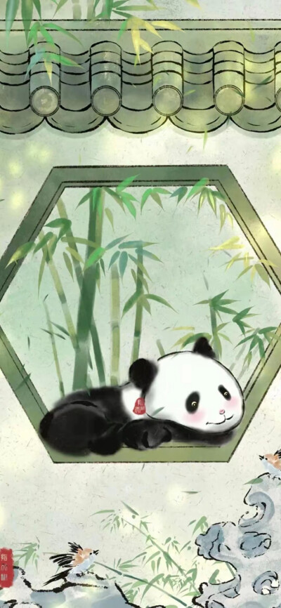 大熊猫手机壁纸