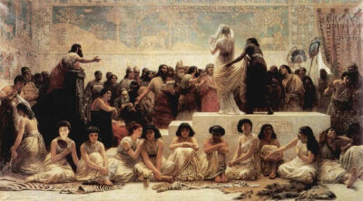 The Babylonian Marriage Market，Edwin Long，1875