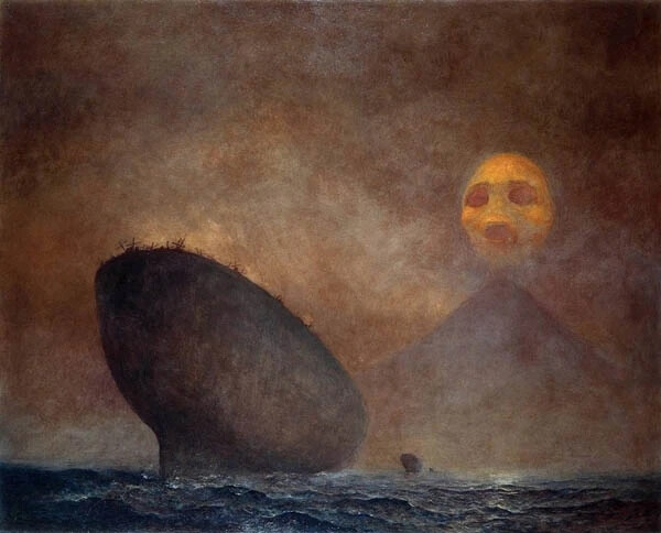 贝克辛斯基（Zdzislaw Beksinsk，1929-2005），被称为黑暗艺术大师，他是见过地狱的艺术家。他生于波兰南方的山诺克。画家、摄影师与雕刻家于一身。擅长“空想艺术”。他自称风格含有巴洛克与歌德的意涵。