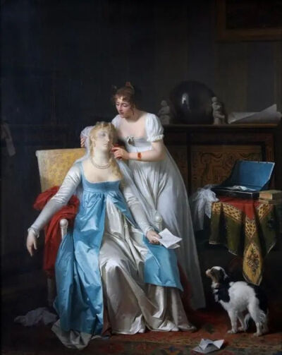 Bad news，Marguerite Gérard，1804
Musée du Louvre
