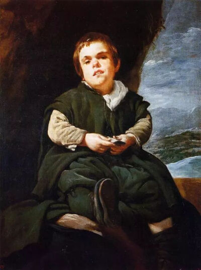 Diego Velazquez, The Court Dwarf, Don Franciso Lezcano called 'El Nino de Vallecas',1637