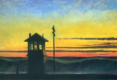 Edward Hopper, Railroad Sunset, 1929