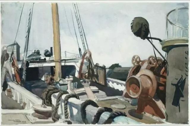 Edward Hopper, Deck Of A Beam Trawler, Gloucester, 1923